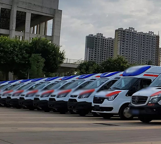 黄龙县服务车队展示