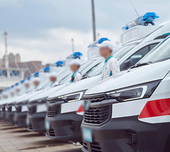 黄龙县服务车队展示